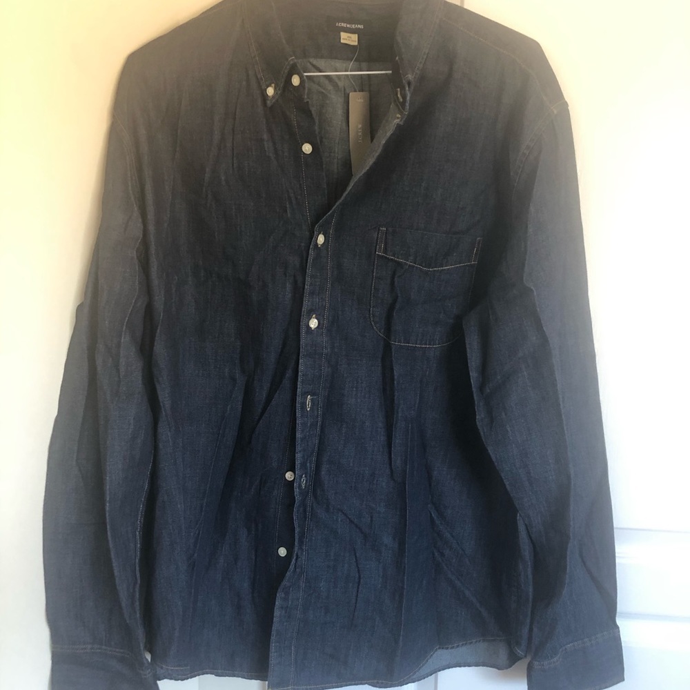 J crew men’s classic jean shirt